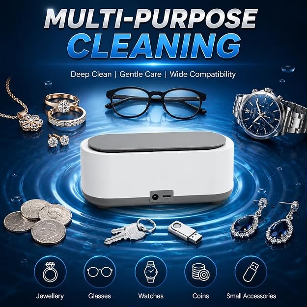 Portable Ultrasonic Jewelry Cleaner Machine