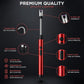 Rechargeable USB Electric Arc Lighter – Flexible Neck, Red