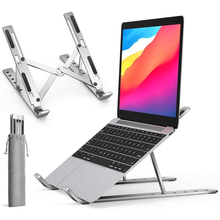 Foldable Adjustable Height Laptop Stand and Tablet Stand. for All Laptops and Tablets