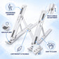 Portable Foldable Laptop Stand With Adjustable Height And Angle For Work (1 Pc)